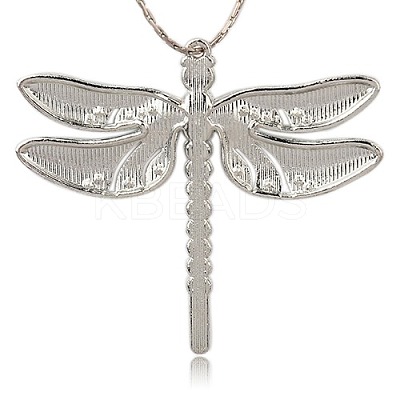 Alloy Enamel Dragonfly Big Pendants LS-ENAM-L034-02P-1