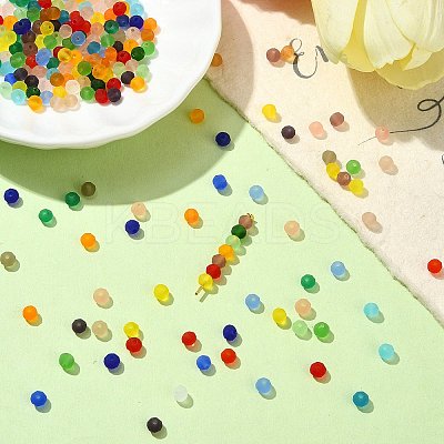 3600Pcs 24 Colors Transparent Glass Beads Strands EGLA-YW0003-13-1