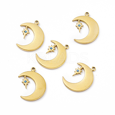 PVD Vacuum Plating 201 Stainless Steel Pendants STAS-J401-VC938-1