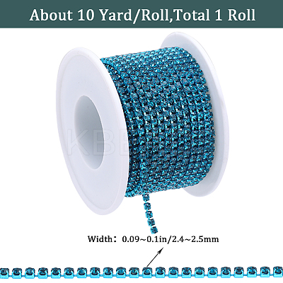1 Roll Electrophoresis Iron Rhinestone Strass Chains CHC-GF0001-06D-1
