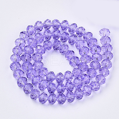 Baking Paint Glass Beads Strands X-EGLA-Q120-E-B01-1