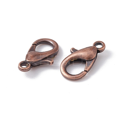 Zinc Alloy Lobster Claw Clasps FIND-FS0001-75R-1