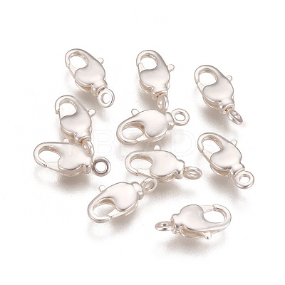 Brass Swivel Lobster Claw Clasps KK-K238-39MS-S-1