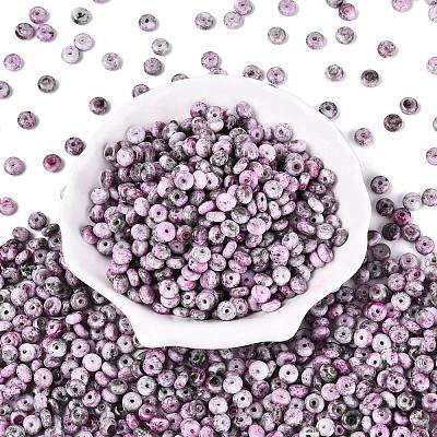 Picasso Glass Seed Beads SEED-N010-01K-1