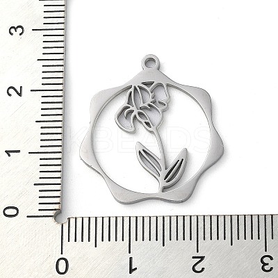 Non-Tarnish 304 Stainless Steel Pendants LS-STAS-P338-01D-P-1