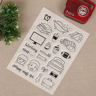 PVC Plastic Stamps DIY-WH0167-56-107-1
