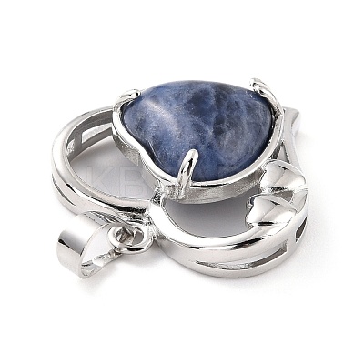 Natural Sodalite Pendants G-C236-01G-P-RS-1