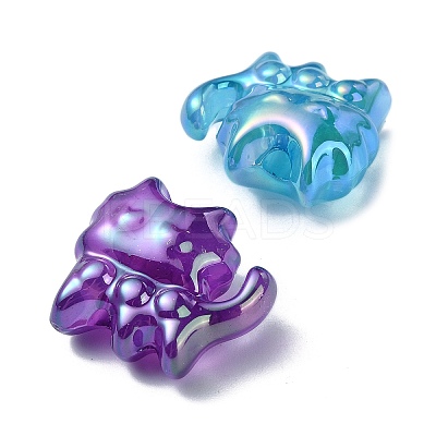 Imitation Jelly Acrylic Beads OACR-E033-17-1