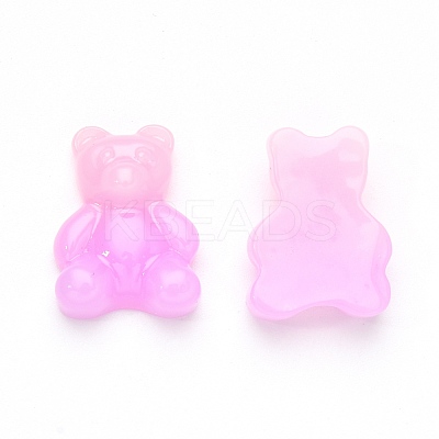 Gradient Color Opaque Resin Cabochons CRES-R196-01D-1