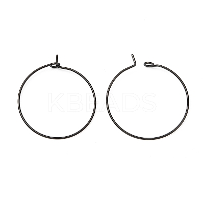 316L Surgical Stainless Steel Hoop Earring Findings X-STAS-D164-01B-1
