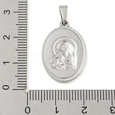 Non-Tarnish 304 Stainless Steel Pendants STAS-B071-02A-01P-1
