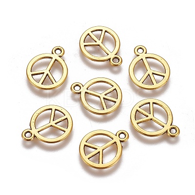 Tibetan Style Alloy Charms LS-GLF11179Y-1