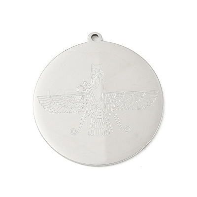304 Stainless Steel Pendants STAS-G355-11P-1