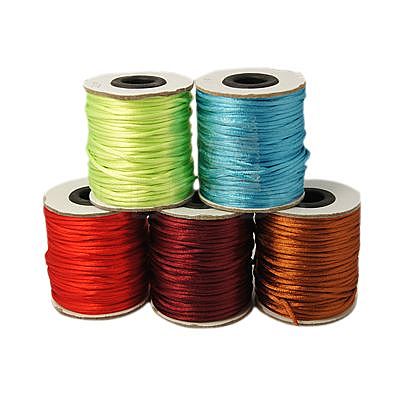 Nylon Satin Rattail Cords NWIR-A003-M-1