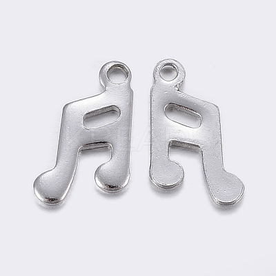Tarnish Resistant 304 Stainless Steel Charms STAS-F159-64P-1