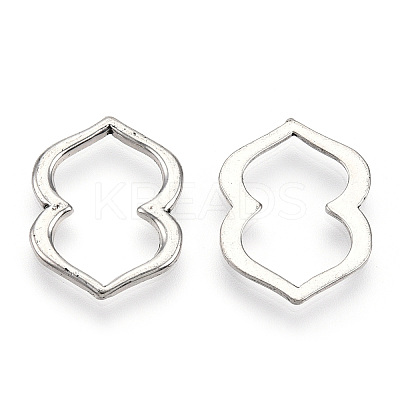 Tibetan Style Alloy Linking Rings PALLOY-T075-213AS-1