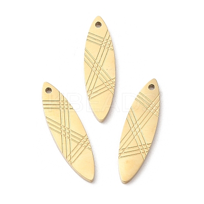Ion Plating(IP) 316L Surgical Stainless Steel Pendants STAS-H213-06G-1
