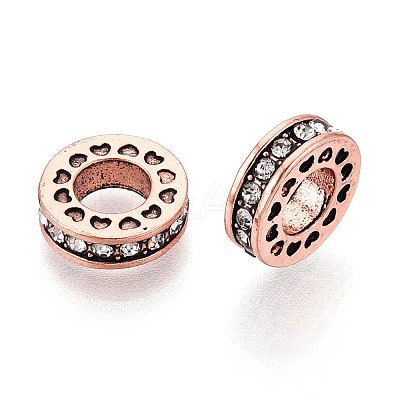 Alloy European Beads MPDL-S066-010C-R-1