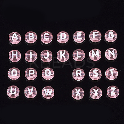 Transparent Acrylic Beads TACR-N002-04J-1