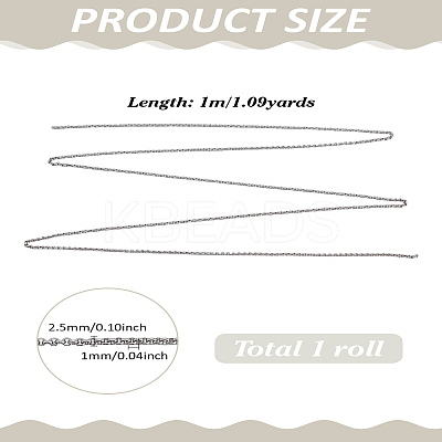 Stainless Steel Rolo Chains CHS-LP0001-11-1