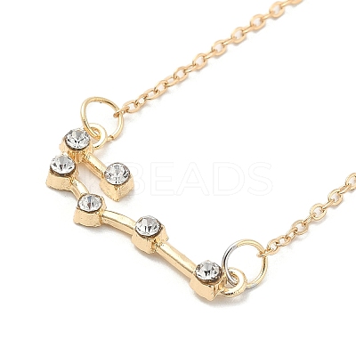 3Pcs Alloy Rhinestones Anklets LS-AJEW-S083-01G-05-1