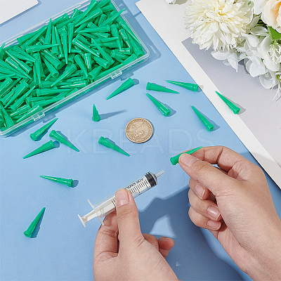 200Pcs Plastic Needles AJEW-BC0007-99A-1