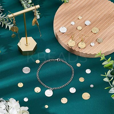 60Pcs 10 Style Brass Charms KK-PH0004-72-1