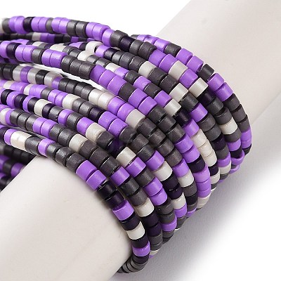 Handmade Lampwork Beads Strands LAMP-L078-008E-1