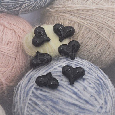 Opaque Acylic Beads MACR-WH0027-10B-1