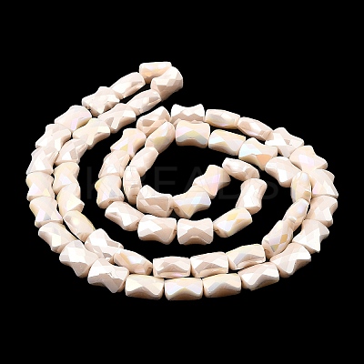 AB Color Plate Glass Beads Strands EGLA-P051-06A-B03-1