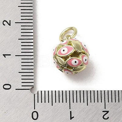 Brass Enamel Charms KK-E092-12G-04-1