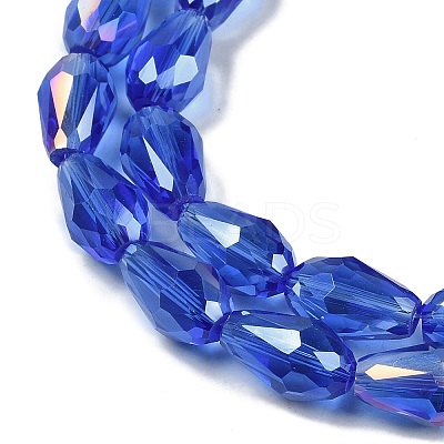 Transparent Electroplate Glass Beads Strands LS-EGLA-N013-T6mm-B11-1