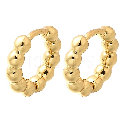 Rack Plating Round Brass Hoop Earrings for Women EJEW-C125-08G-1