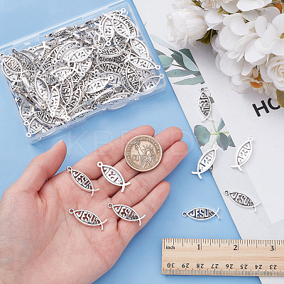 120Pcs Tibetan Style Alloy Pendants TIBEP-HY0001-12AS-1