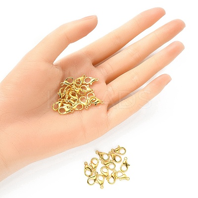 Zinc Alloy Lobster Claw Clasps FIND-YW0001-71G-1