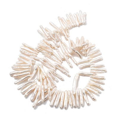 Natural Baroque Keshi Pearl Beads Strands PEAR-P064-02D-04B-1