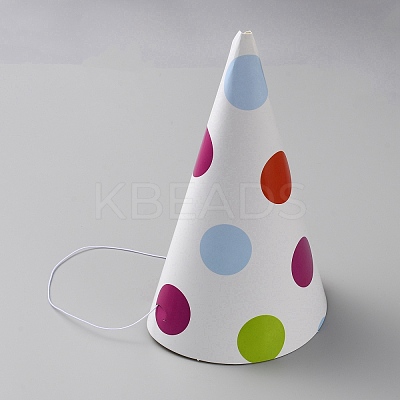 Paper Party Hats Cone AJEW-WH0348-130A-1