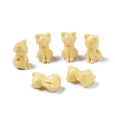 Opaque Acrylic Kitten Beads MACR-S830-02A-1