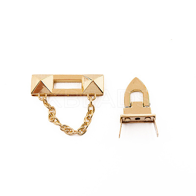 Zinc Alloy Bag Twist Lock Clasps TOOL-WH0139-18LG-1