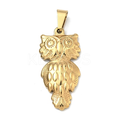 304 Stainless Steel Pendants STAS-F336-09G-01-1