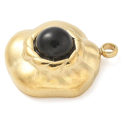 Natural Obsidian Pendants LS-STAS-K291-03A-02-1