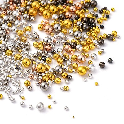 5 Bags Stainless Steel Micro Beads MRMJ-XCP0001-65A-1