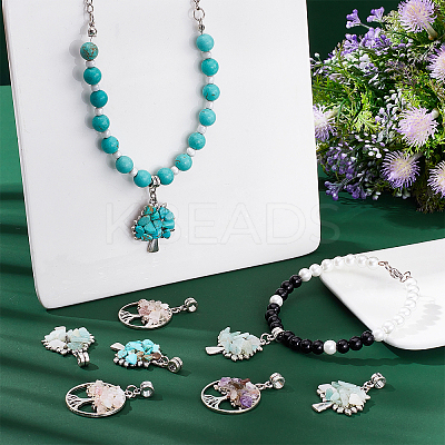 16Pcs 4 Styles Alloy European Dangle Charms FIND-SC0003-21-1