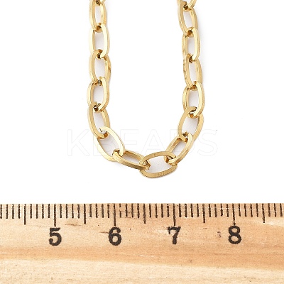 304 Stainless Steel Cable Chain Necklace Making X-STAS-A028-N091G-1