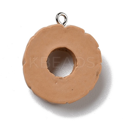 Opaque Resin Pendants RESI-D055-061P-1