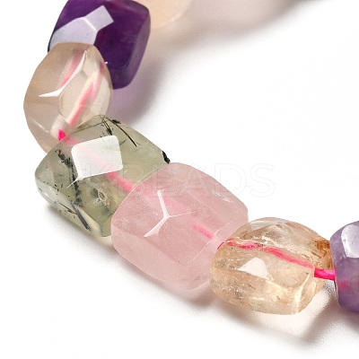 Natural Mixed Quartz Beads Strands G-G980-05-1