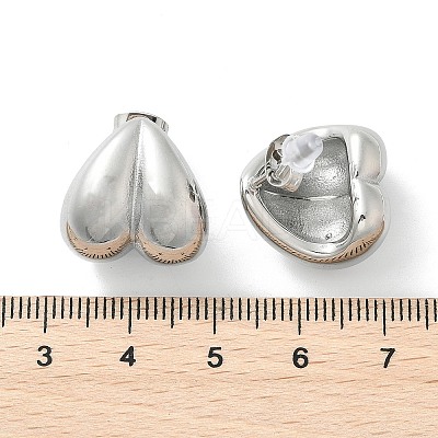 304 Stainless Steel Stud Earrings for Women EJEW-U051-05P-1