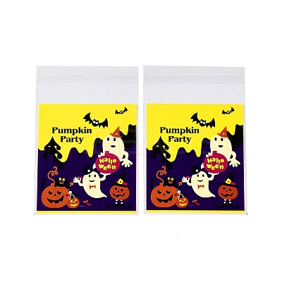 Halloween Theme Plastic Bakeware Bag OPP-Q004-01E-1