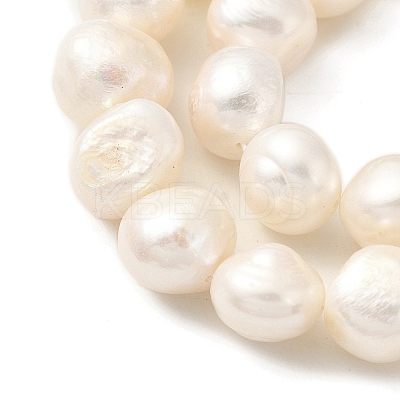 Natural Cultured Freshwater Pearl Beads Strands PEAR-A006-11F-1