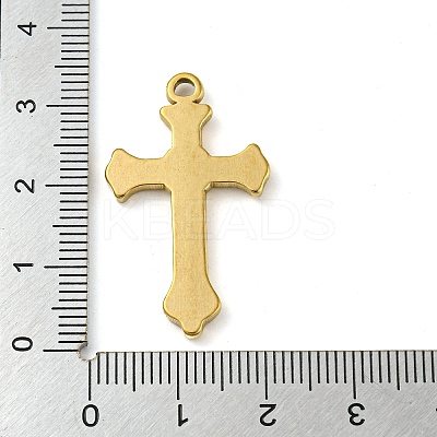 Ion Plating(IP) 304 Stainless Steel Pendants STAS-P341-16I-G-1